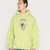 Clothing Vintage Supply | Vintage Supply Mascot Chenille Patch Hoodie Sweatshirt Green