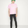 Clothing Vintage Supply | Vintage Supply Front Print Logo Tee Print T-Shirt Light Pink