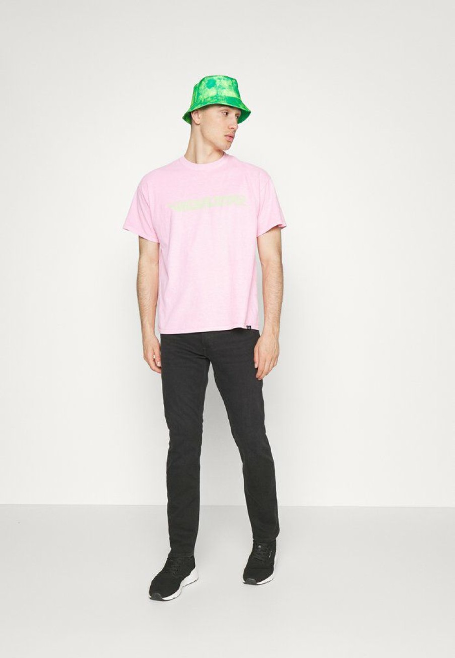 Clothing Vintage Supply | Vintage Supply Front Print Logo Tee Print T-Shirt Light Pink