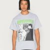 Clothing Vintage Supply | Vintage Supply Green Day Front Print Tee Print T-Shirt Sport Grey