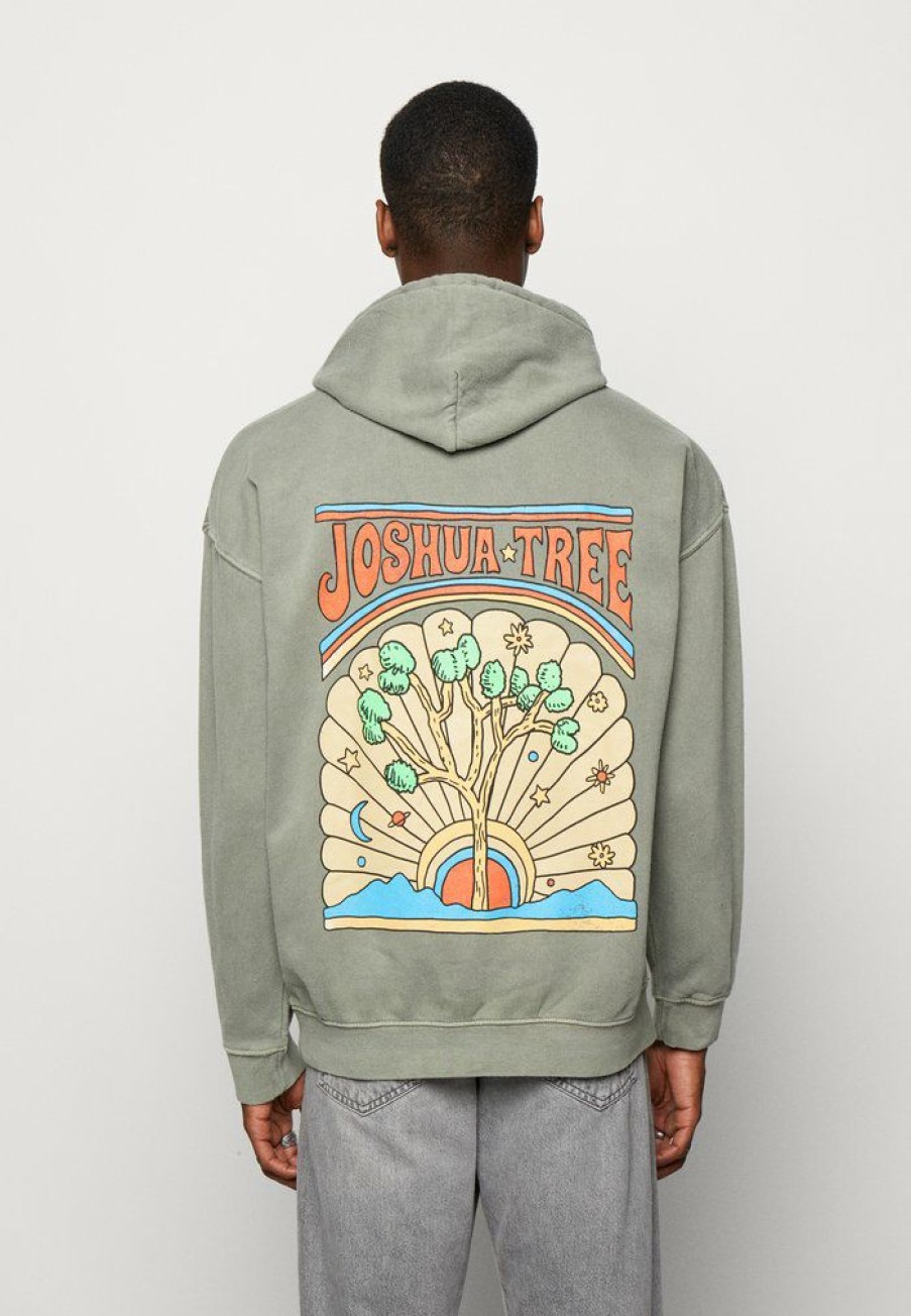 Clothing Vintage Supply | Vintage Supply Unisex Joshua Tree Hoodie Sweatshirt Od Sage