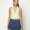 Clothing Vintage Supply | Vintage Supply O-Ring Halter Top Green