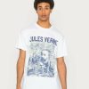 Clothing Vintage Supply | Vintage Supply Jules Verne Tee Print T-Shirt White