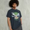 Clothing Vintage Supply | Vintage Supply Green Day Front Tee Print T-Shirt Charcoal