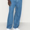 Clothing Vintage Supply | Vintage Supply Extra Baggy Fit Relaxed Fit Jeans Light Blue