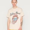 Clothing Vintage Supply | Vintage Supply The Rolling Stones Tee Print T-Shirt Sand