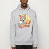 Clothing Vintage Supply | Vintage Supply Unisex Tom & Jerry Say Cheese Hoodie Sweatshirt Sports Grey