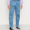 Clothing Vintage Supply | Vintage Supply Wash Straight Fit Straight Leg Jeans Denim Blue