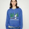 Clothing Vintage Supply | Vintage Supply Snoopy With 'It'S All Good In The Woods Unisex Sweatshirt Od Blue