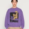 Clothing Vintage Supply | Vintage Supply Music Unites Allprint Sweatshirt Purple