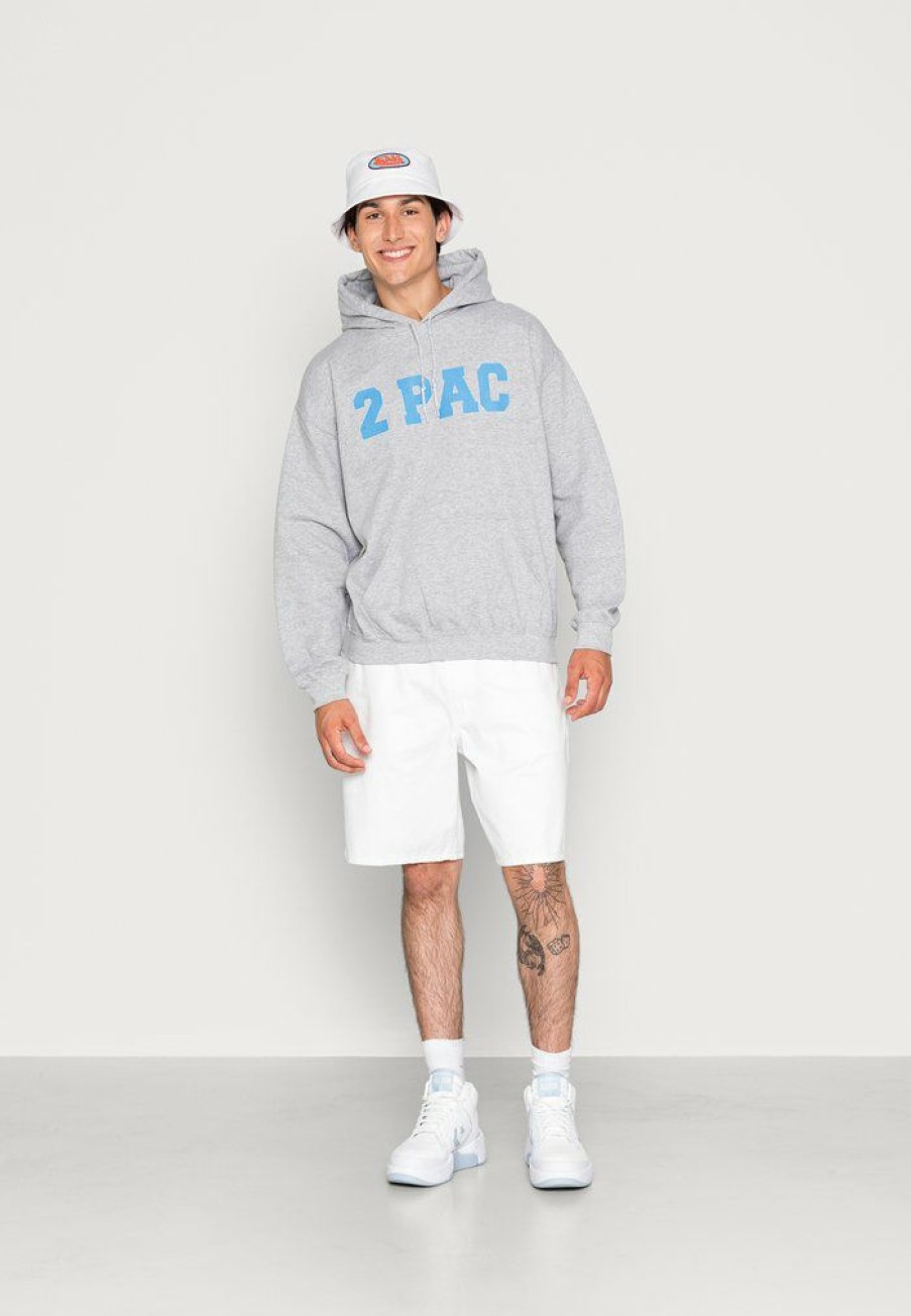 Clothing Vintage Supply | Vintage Supply 2Pac Shakur Hoodie Sweatshirt Sports Grey