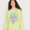 Clothing Vintage Supply | Vintage Supply University Front Print Sweatshirt Green