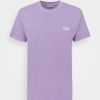 Clothing Vintage Supply | Vintage Supply Overdye Flow Basic T-Shirt Orchid