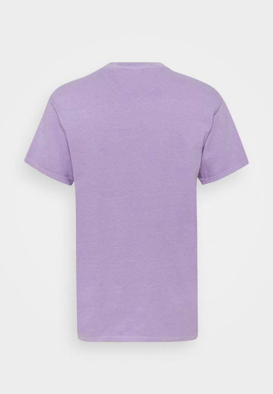 Clothing Vintage Supply | Vintage Supply Overdye Flow Basic T-Shirt Orchid