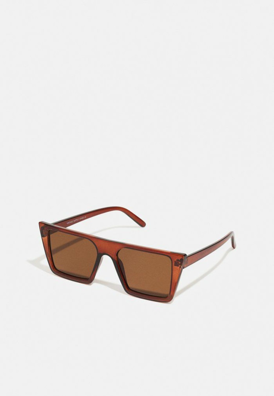 Accessoires Vintage Supply | Vintage Supply Unisex Sunglasses Brown