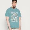 Clothing Vintage Supply | Vintage Supply Night Of The Safari Front Graphic Tee Print T-Shirt Teal