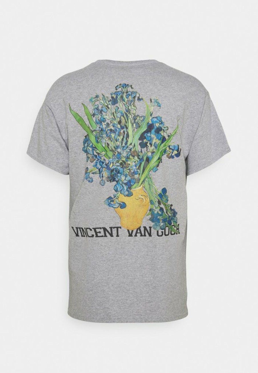 Clothing Vintage Supply | Vintage Supply Van Gogh Arts Graphic Print T-Shirt Grey