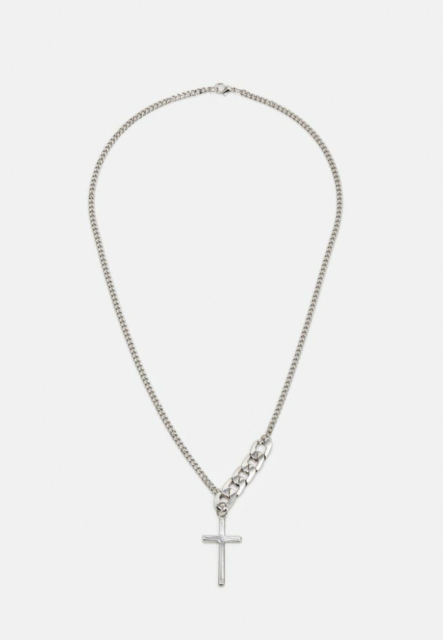 Accessoires Vintage Supply | Vintage Supply Necklace Unisex Necklace Silver-Coloured