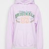 Clothing Vintage Supply | Vintage Supply Hoodie With Originals 87 Print Unisex Sweatshirt Overdye Purple