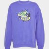 Clothing Vintage Supply | Vintage Supply Cartoon Graphic Unisex Sweatshirt Lilac